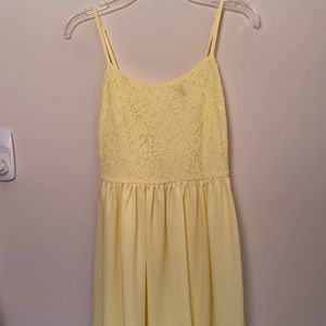 Pale Yellow Dress